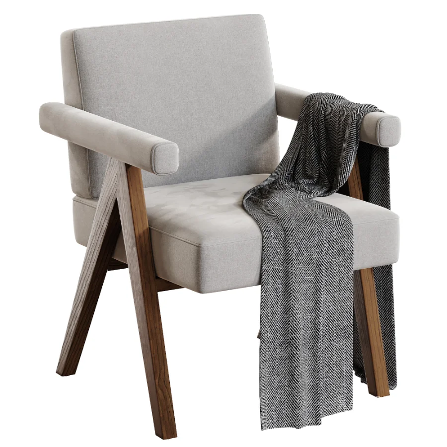 Jadie Mid Century Arm Chair - Image 1