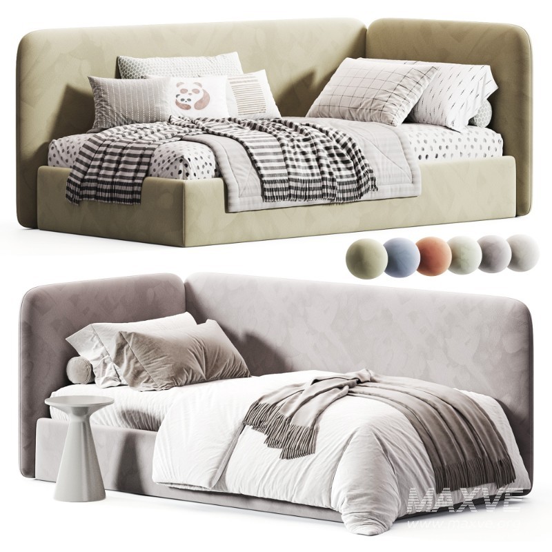 Corner bed Brian by Mamoony - Image 4