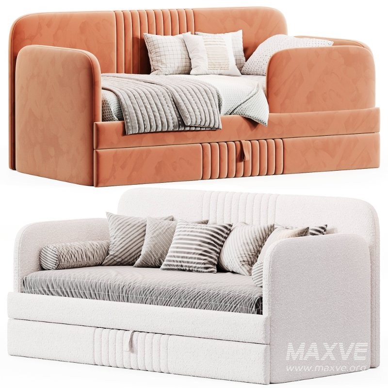 Children’s soft sofa bed Bunny - Image 1