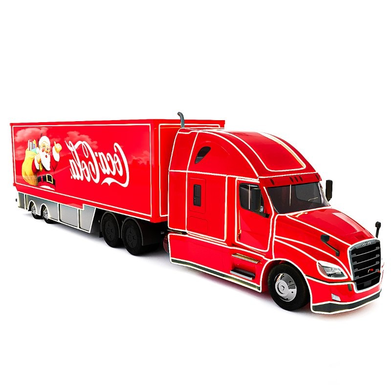 Freightliner Cascadia Santa Claus truck - Image 4