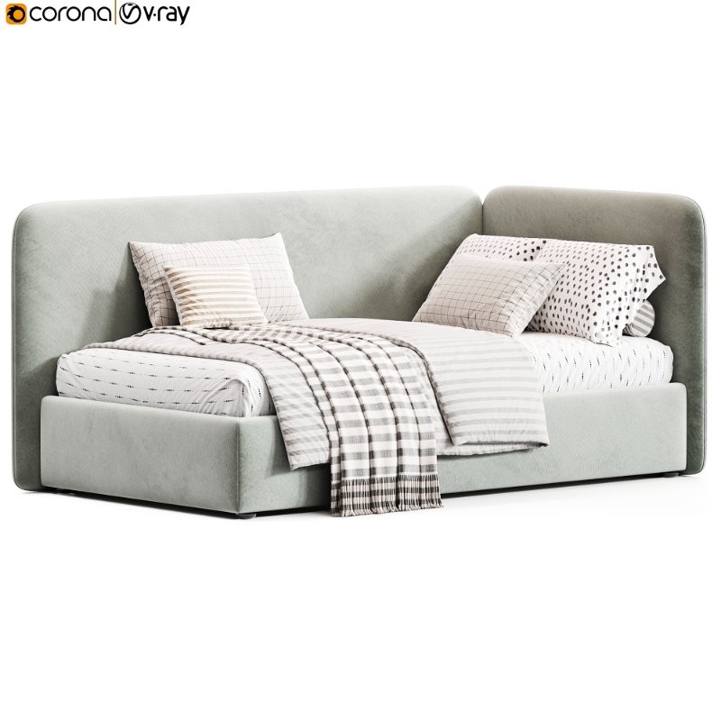 Corner bed Fleet Design kids - Image 1