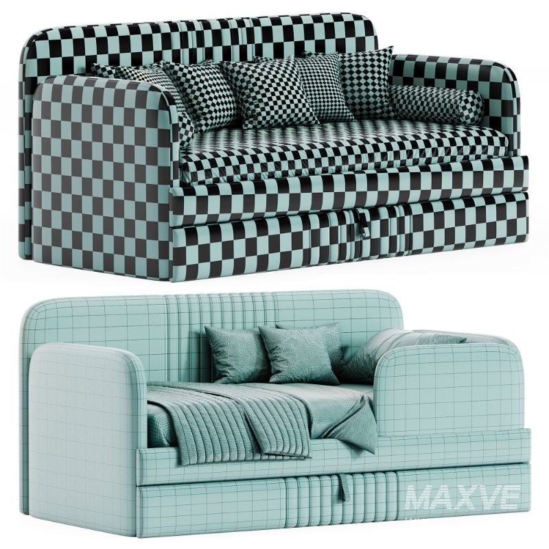 Children’s soft sofa bed Bunny - Image 5