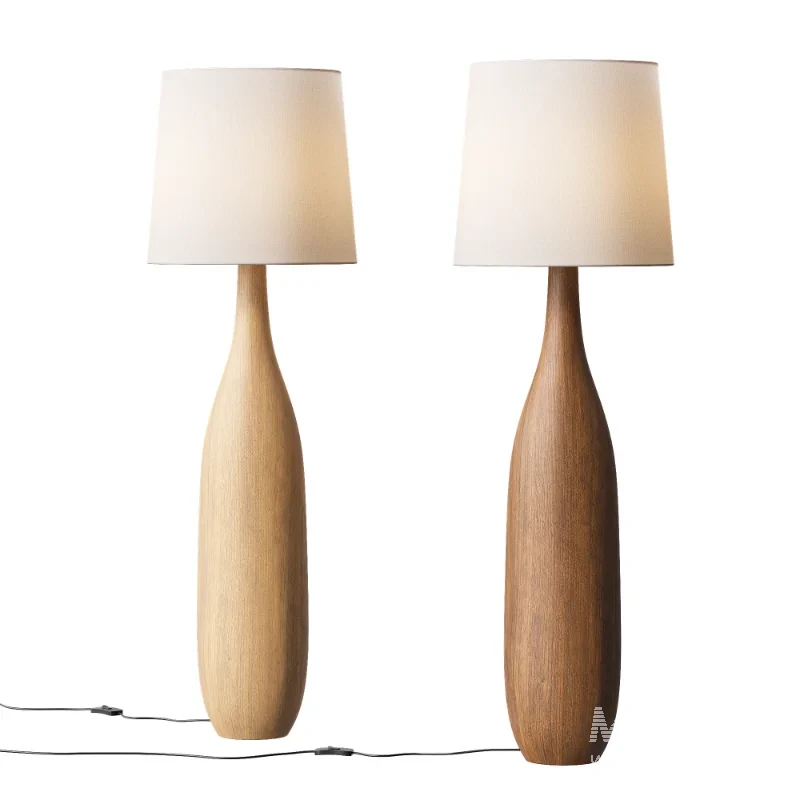 Japanese Style Solid Wood Floor Lamp - Image 2