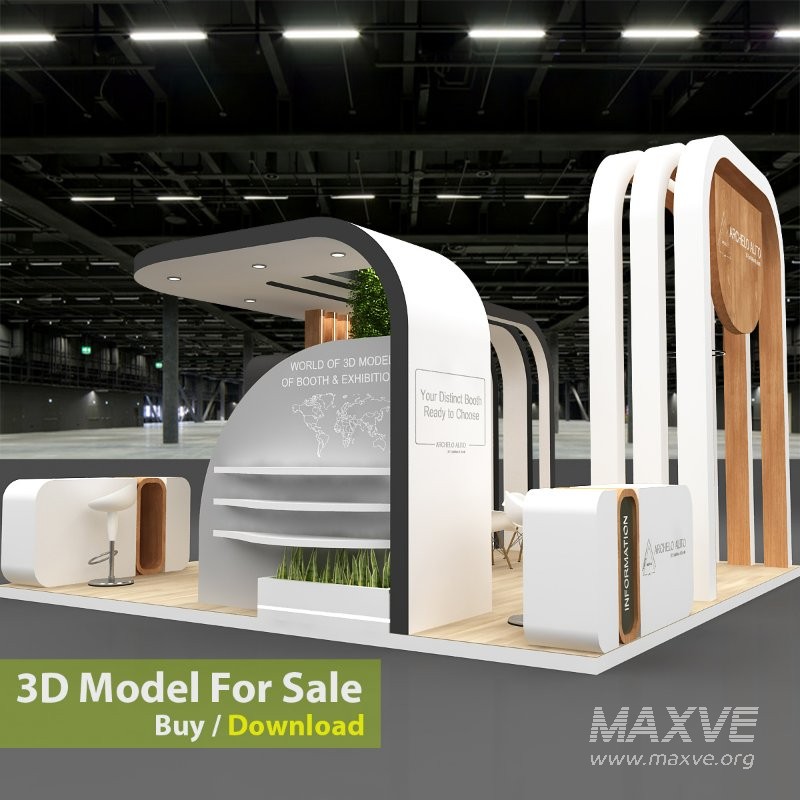 stand stall 3d - Image 1