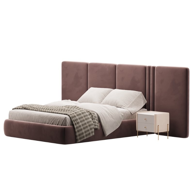 Clerigos Beige Double Bed - Image 4