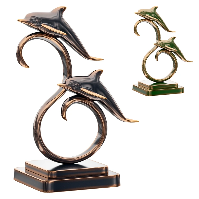 HJJ Dolphin Collectible Figurines Decor - Image 1
