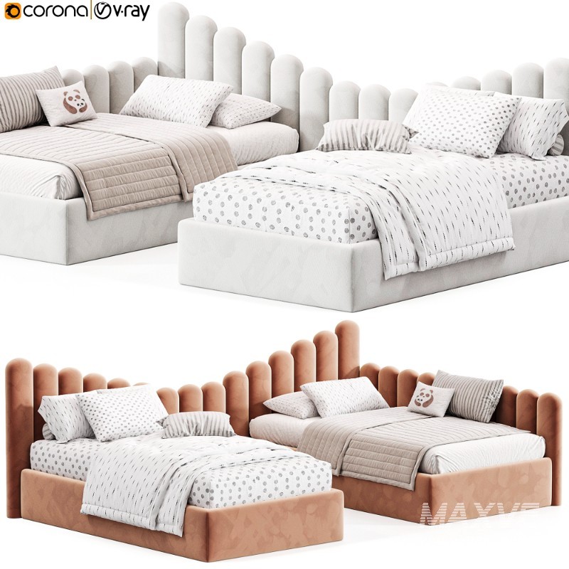 Corner bed Savoyardi kids backrest ladder By Sensorsleep - Image 6