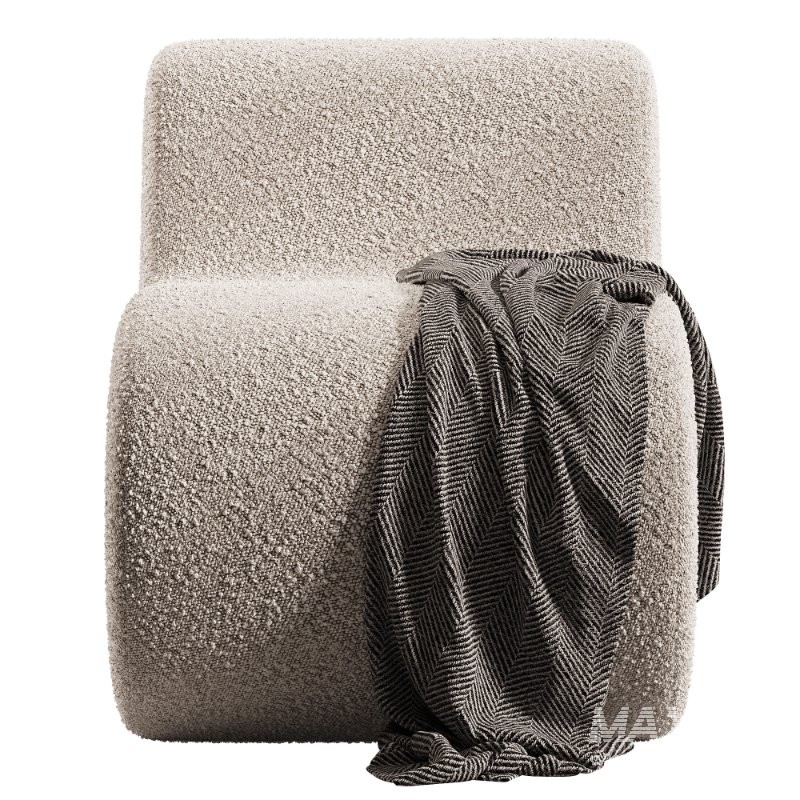 Oversized Corduroy Accent Chair - Image 2