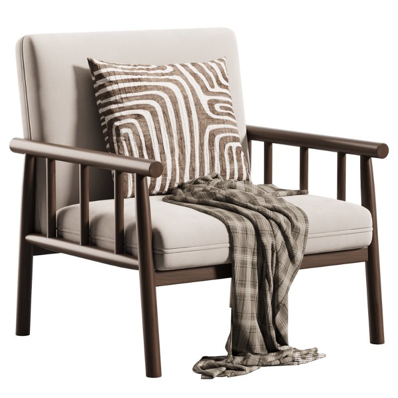 Beige Armchair - Image 1