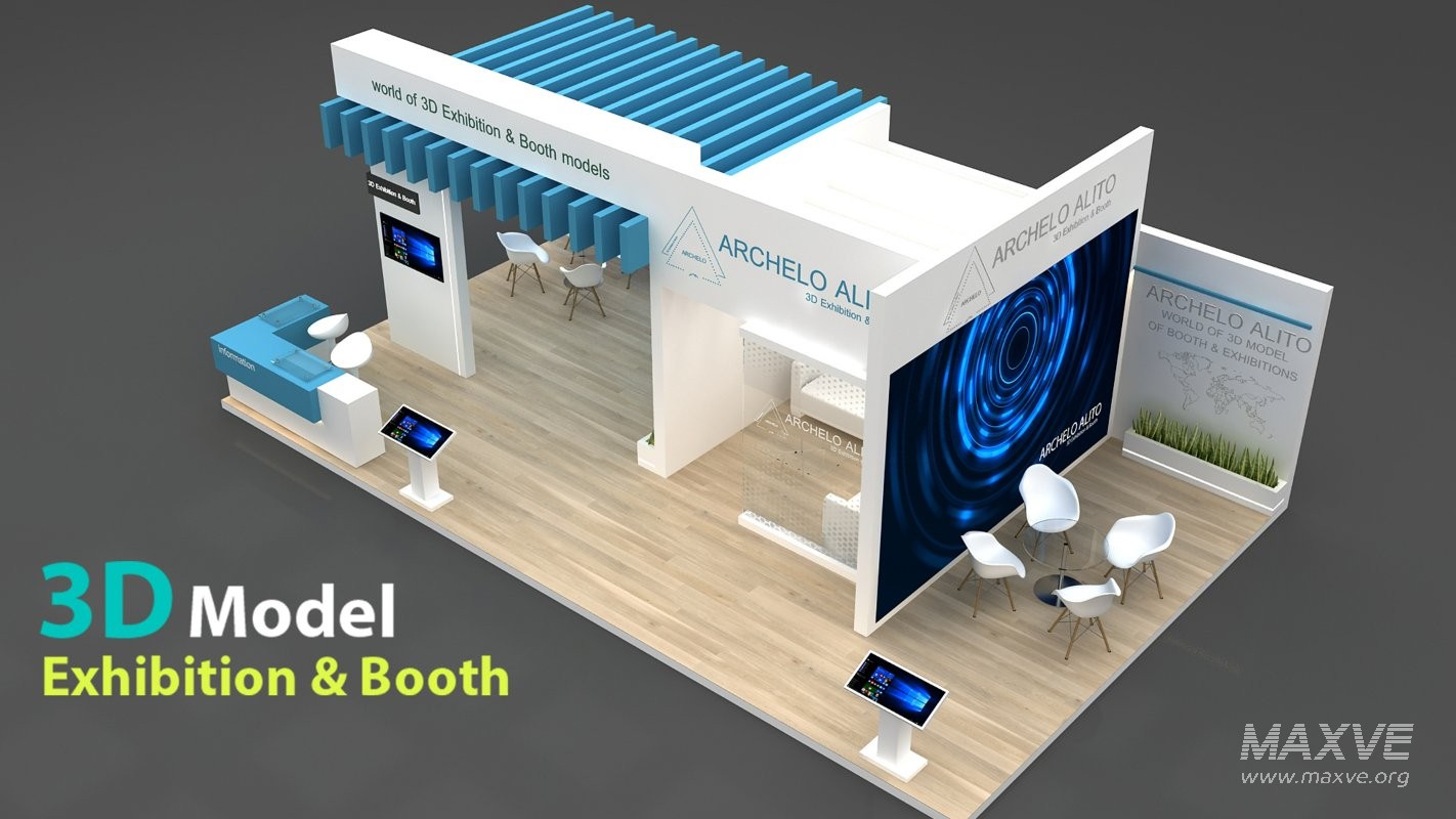 exhibition 3d model - Image 6