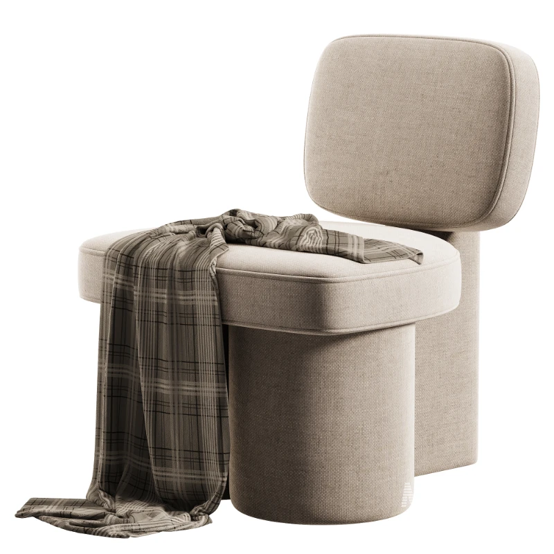 Thea Accent Chair in Forest Green Corduroy - Image 4