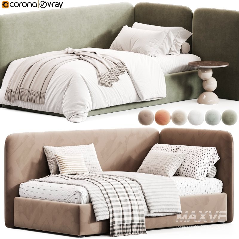 Corner bed Fleet Design kids - Image 4