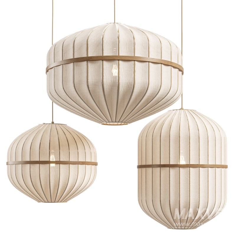 Bolia Lucen Pendants Ellipse & Cylinder & Octagon - Image 3