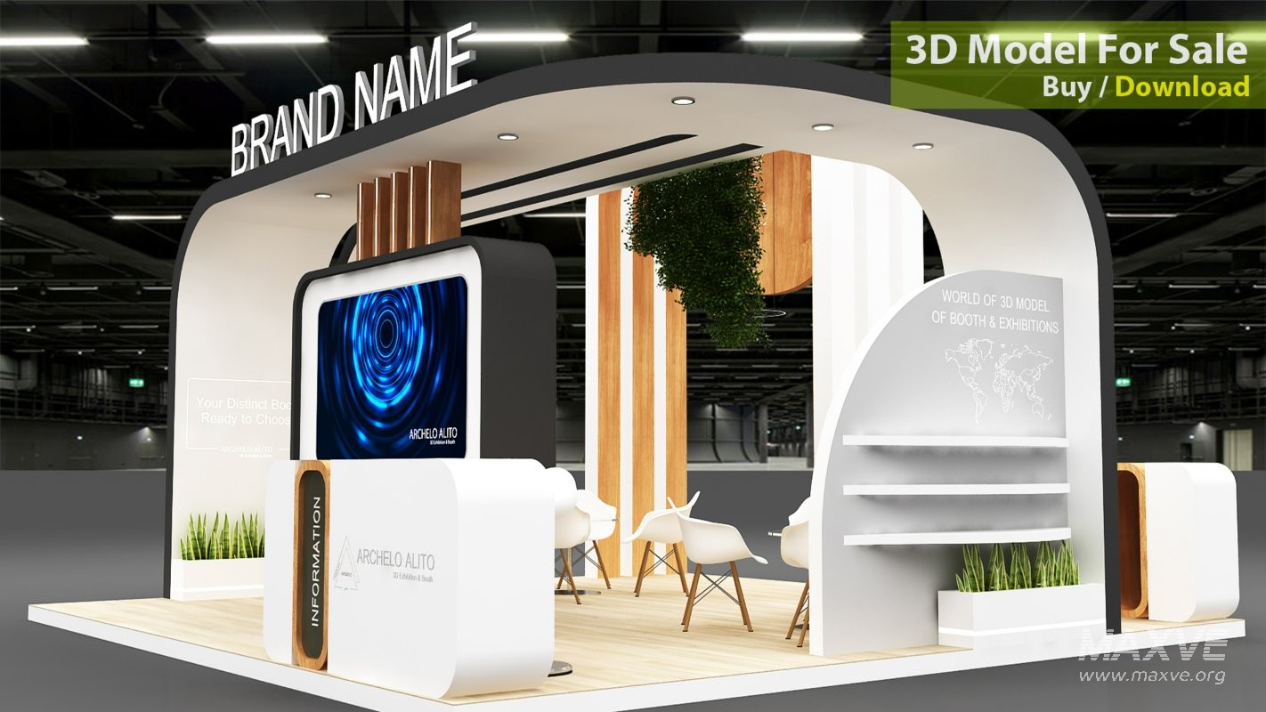 stand stall 3d - Image 10