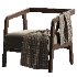 Modern Arm Chair with Square Arms - Thumbnail 5