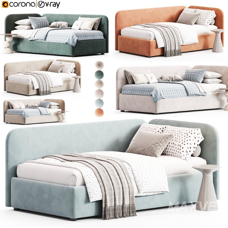 Corner bed Bruni kids - Image 6