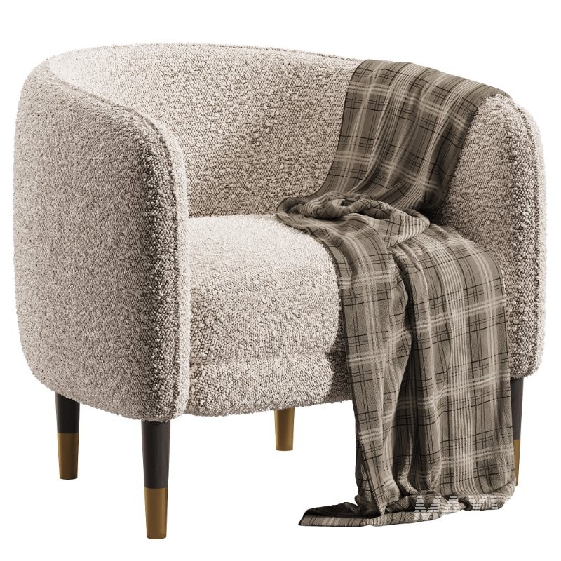 Casual Ivory Solid chair - Image 1