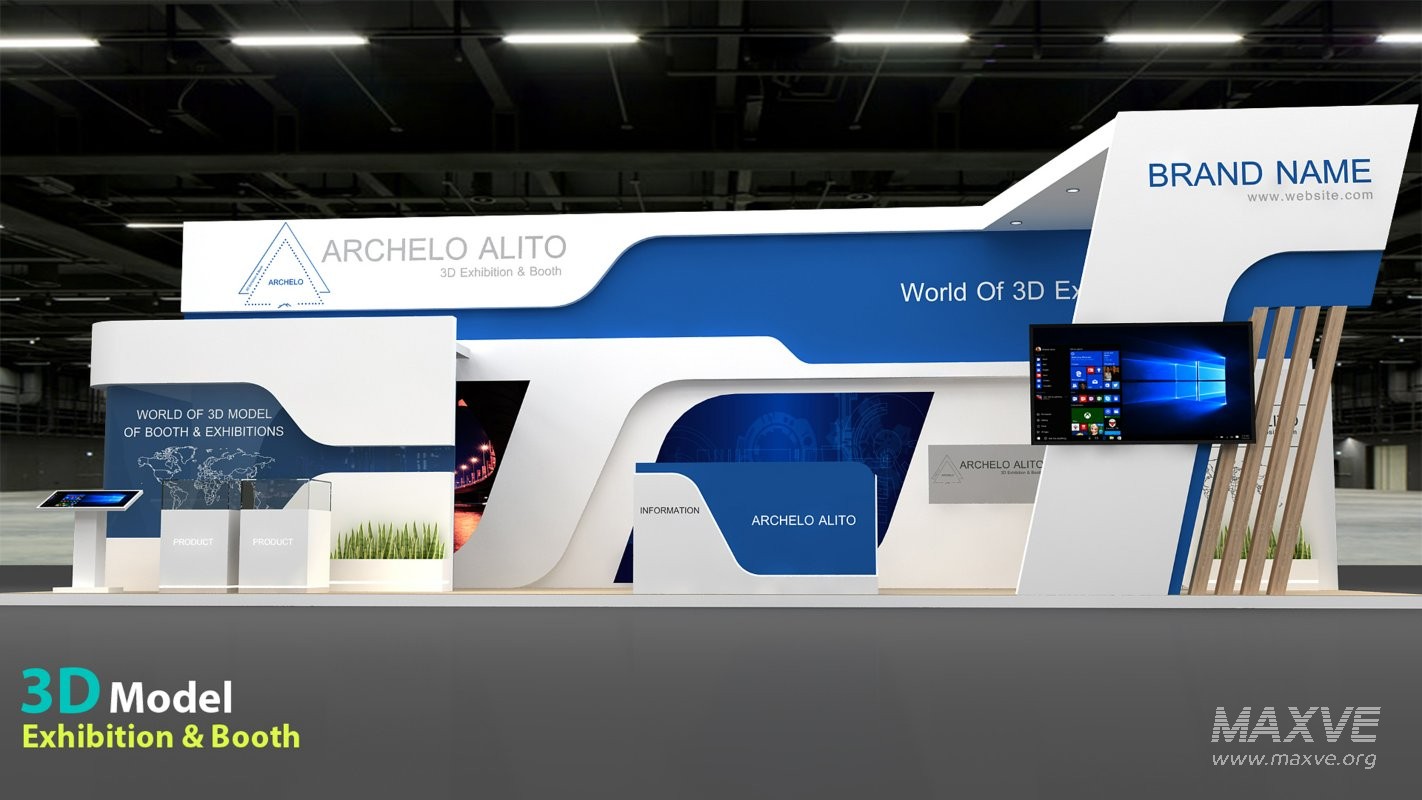 exhibition 3d model - Image 3