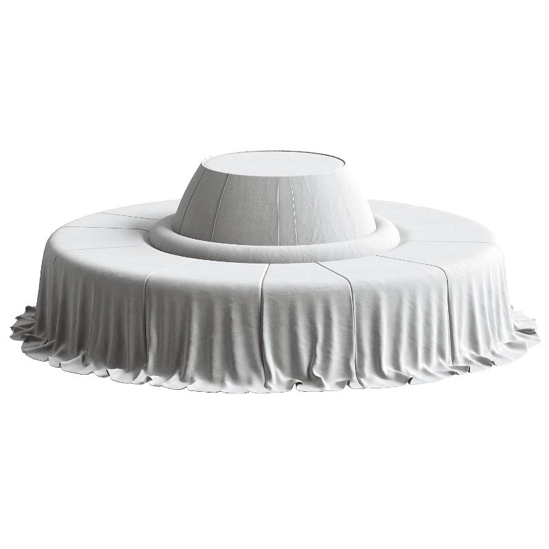 Gyvate Drape Round Sofa - Image 1