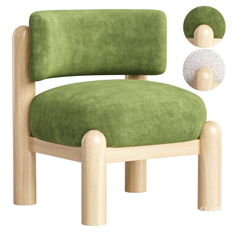 Shearling Accent Chair - Image 1