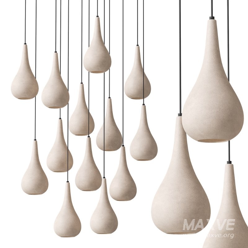 Porcelain Drops Pendant Lamps - Image 4