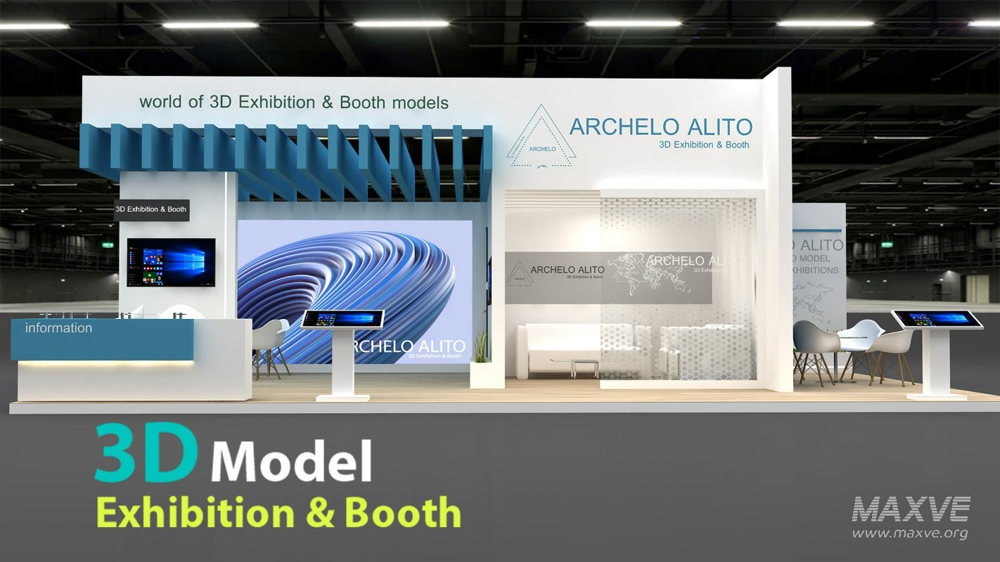 exhibition 3d model - Image 2
