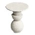Sphere Accent Table Sculptural Ecomix Pedestal Side Table - Thumbnail 3