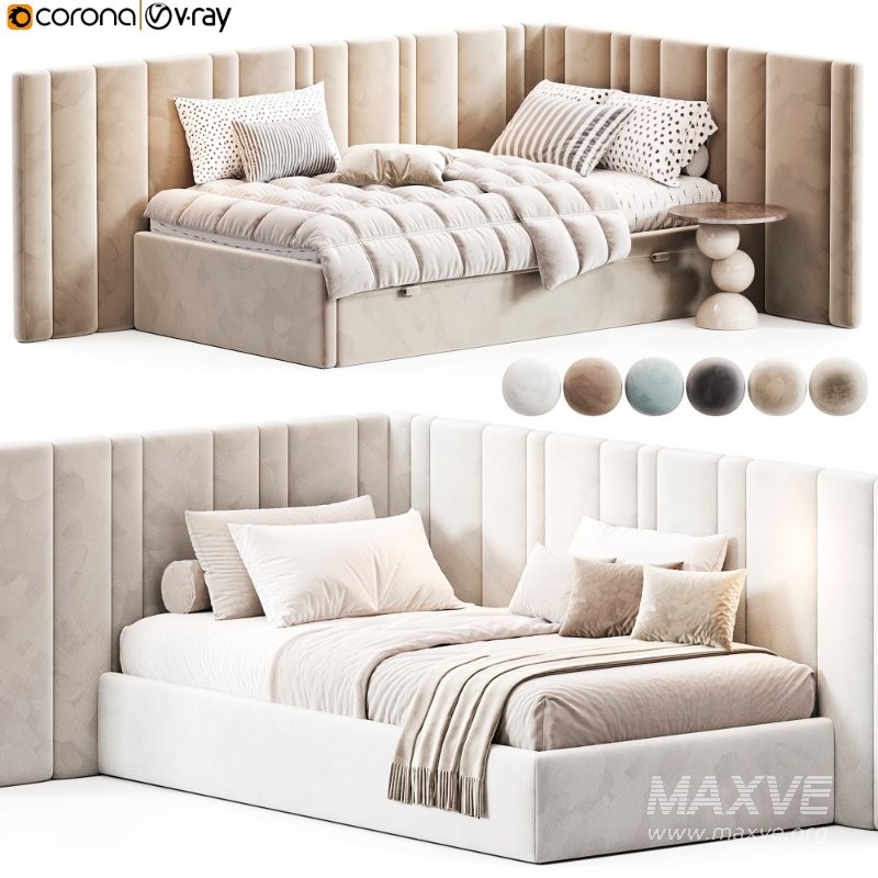 Corner bed Dandy design kids By Sensorsleep - Image 6