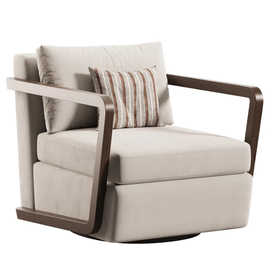 Swivel Lounge Chair - Image 1