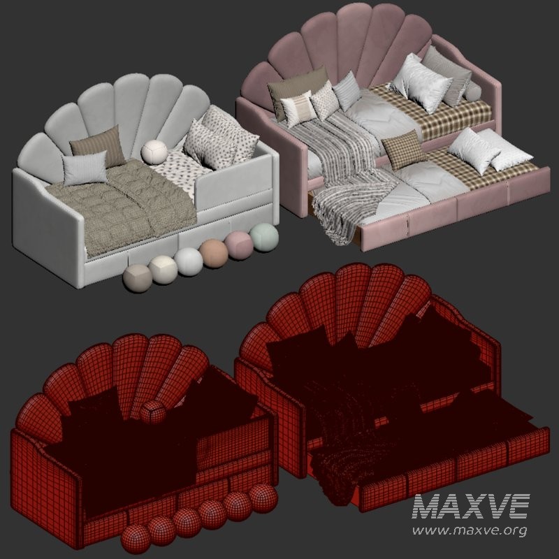 Children’s soft bed – Mulan - Image 7