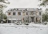 Neoclassical Villa Exterior Full 3D Scene Summer and Winter - Thumbnail 3