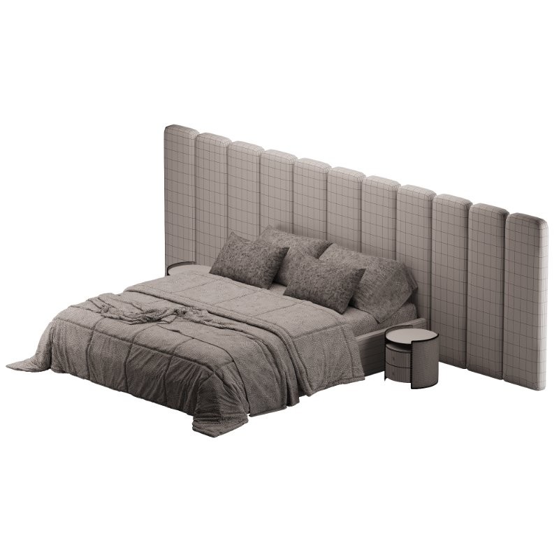 Palani Velvet Bed - Image 6