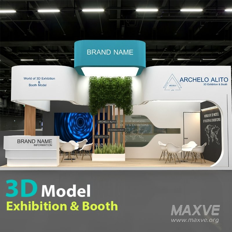 exhibition 3d model - Image 5