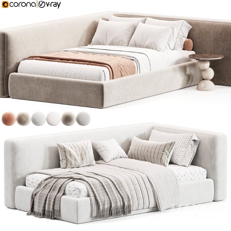 Corner bed Soho Design - Image 4