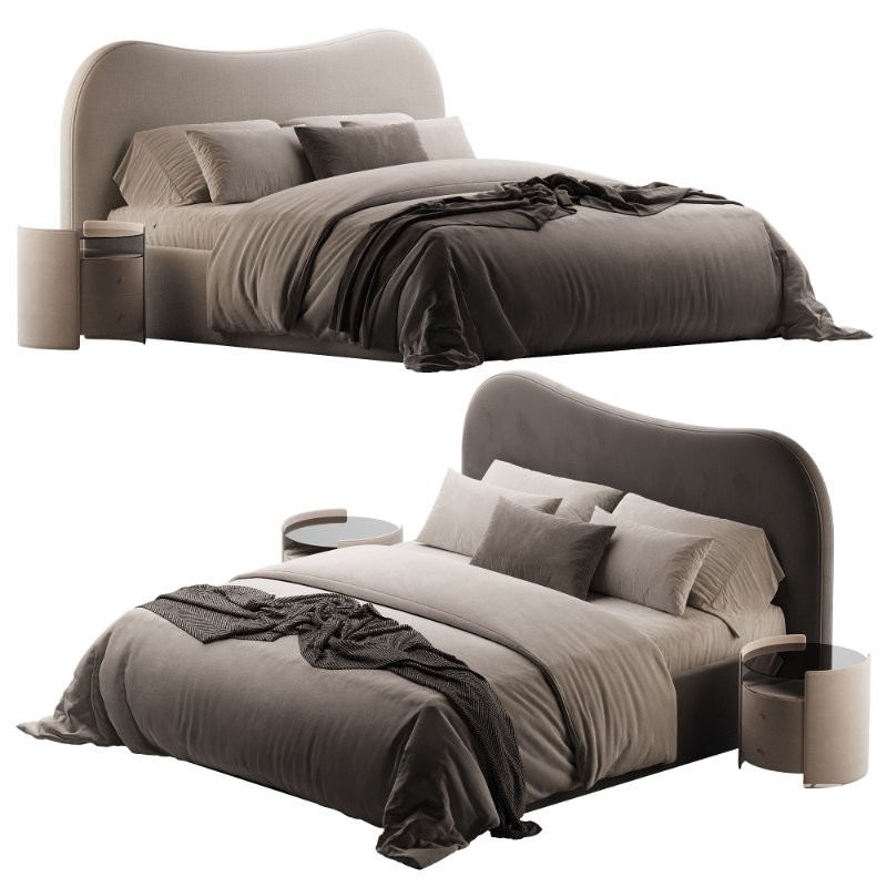 Caldwell Camel Brown Upholstered - Image 1