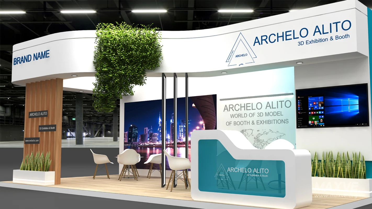 exhibition 3d model - Image 4