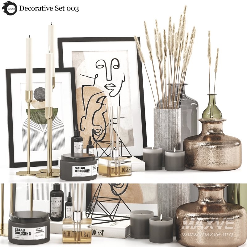 Decorative Set 003 - Image 1