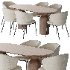CAMPO Dining chair by skdesign and Vivante Dining Table - Thumbnail 1