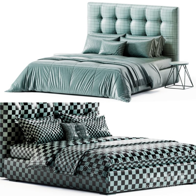 Max Alto Capitonné Twils Bed - Image 2