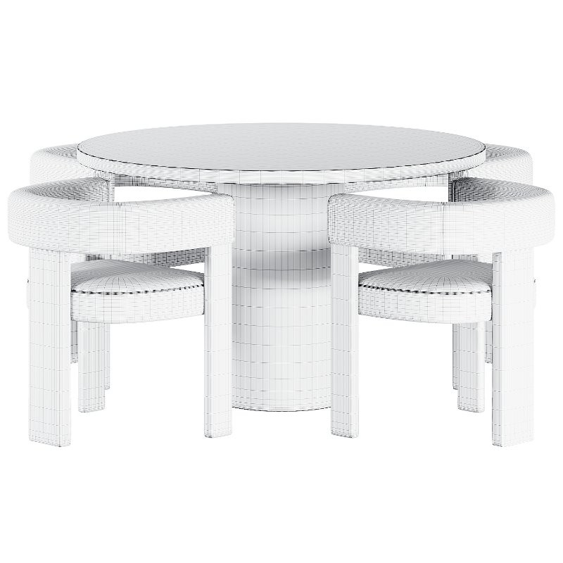 William dining chair and Round Dining Table - Image 5