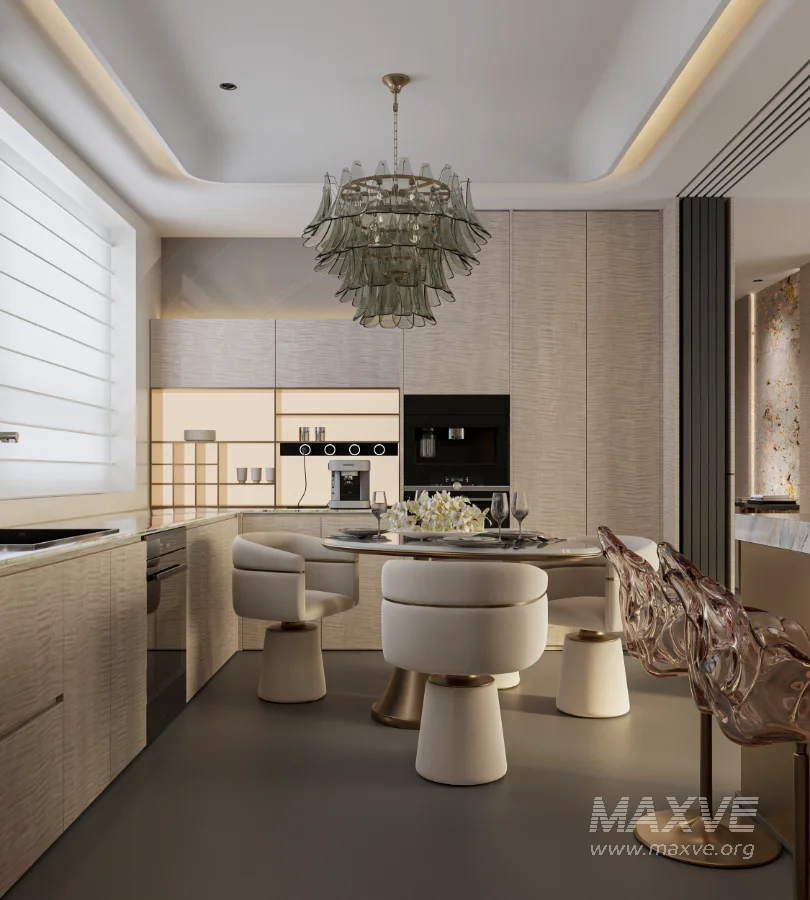 Luxury living room and dining room - Image 6