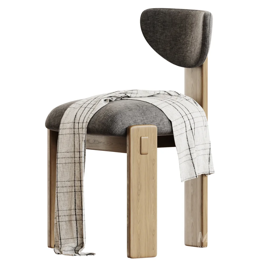 Elio Upholstered Oak Dining Chair - Image 4