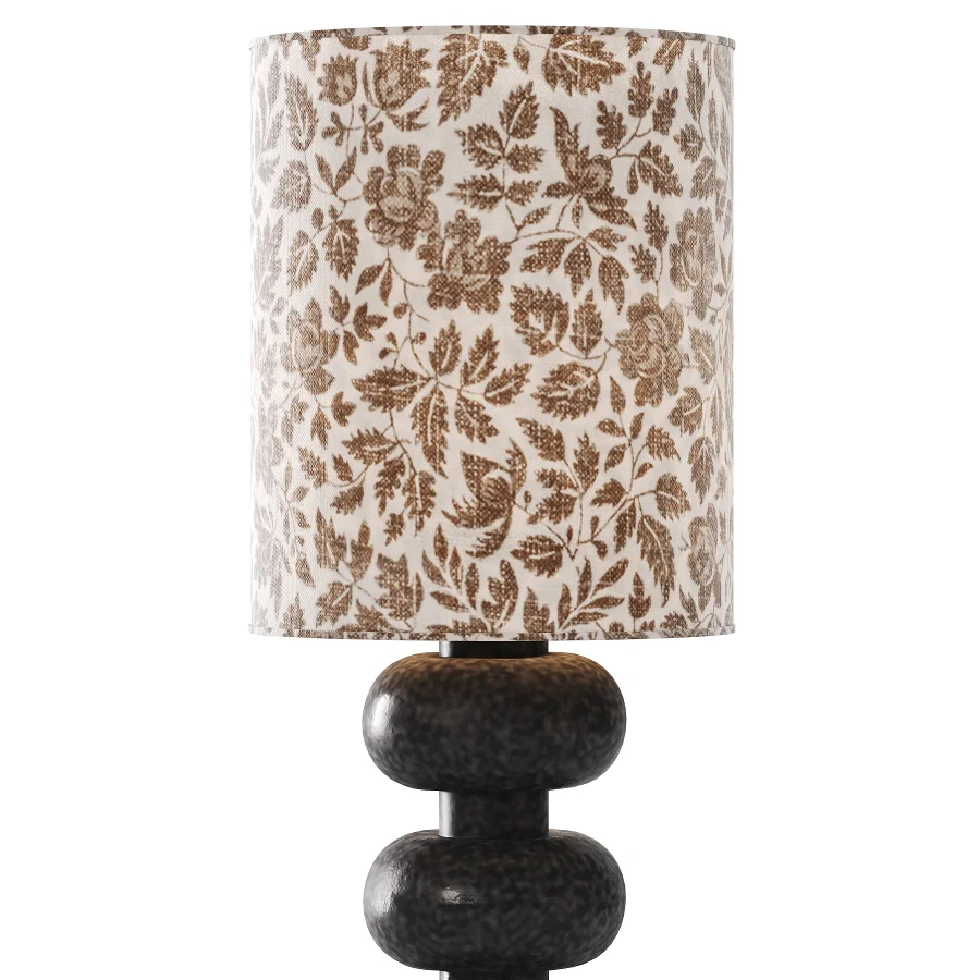 Sculptural Ceramic Cap Negre Lamp - Image 4