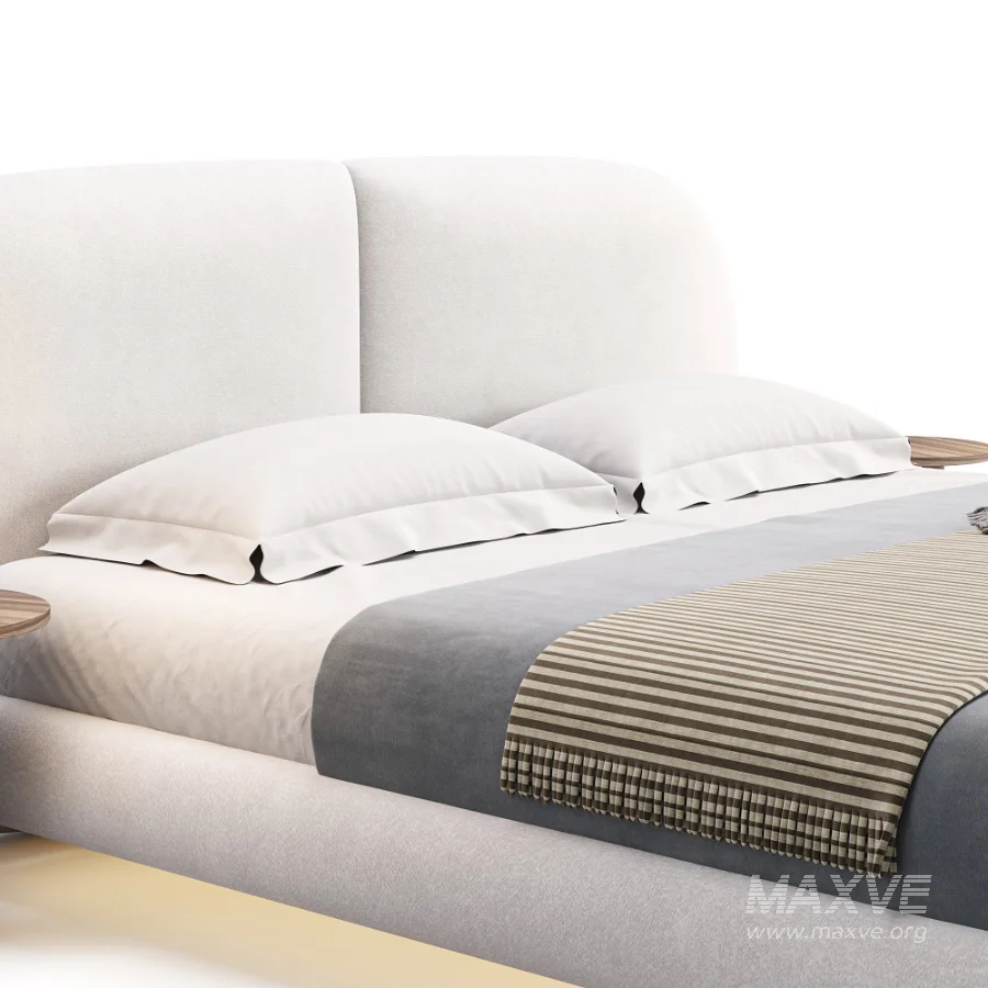 Garan Velvet Modern Floating Bed by Casaspace - Image 5