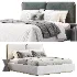 Gem Upholstered King Queen Bed - Thumbnail 1