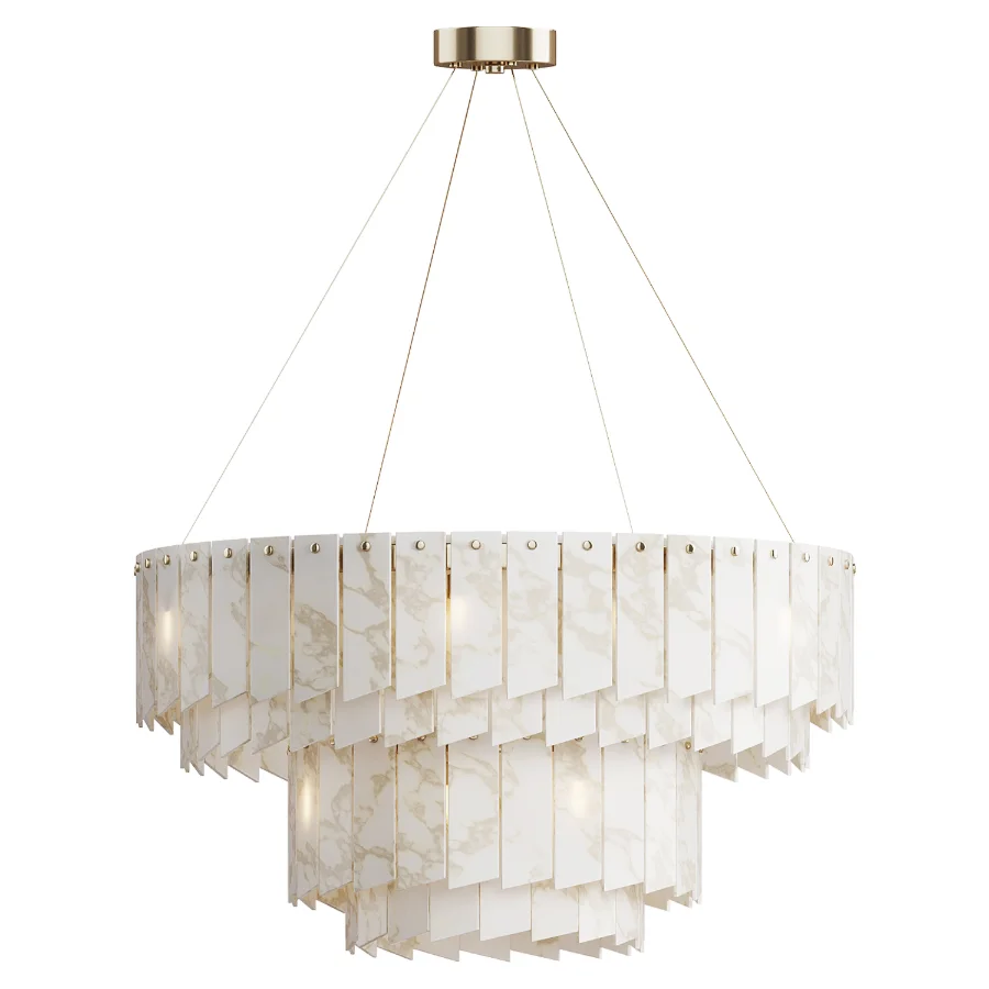 Alabaster Modern Chandelier - Image 2
