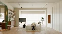 Modern living room and dining room bedroom interior scene - Thumbnail 4
