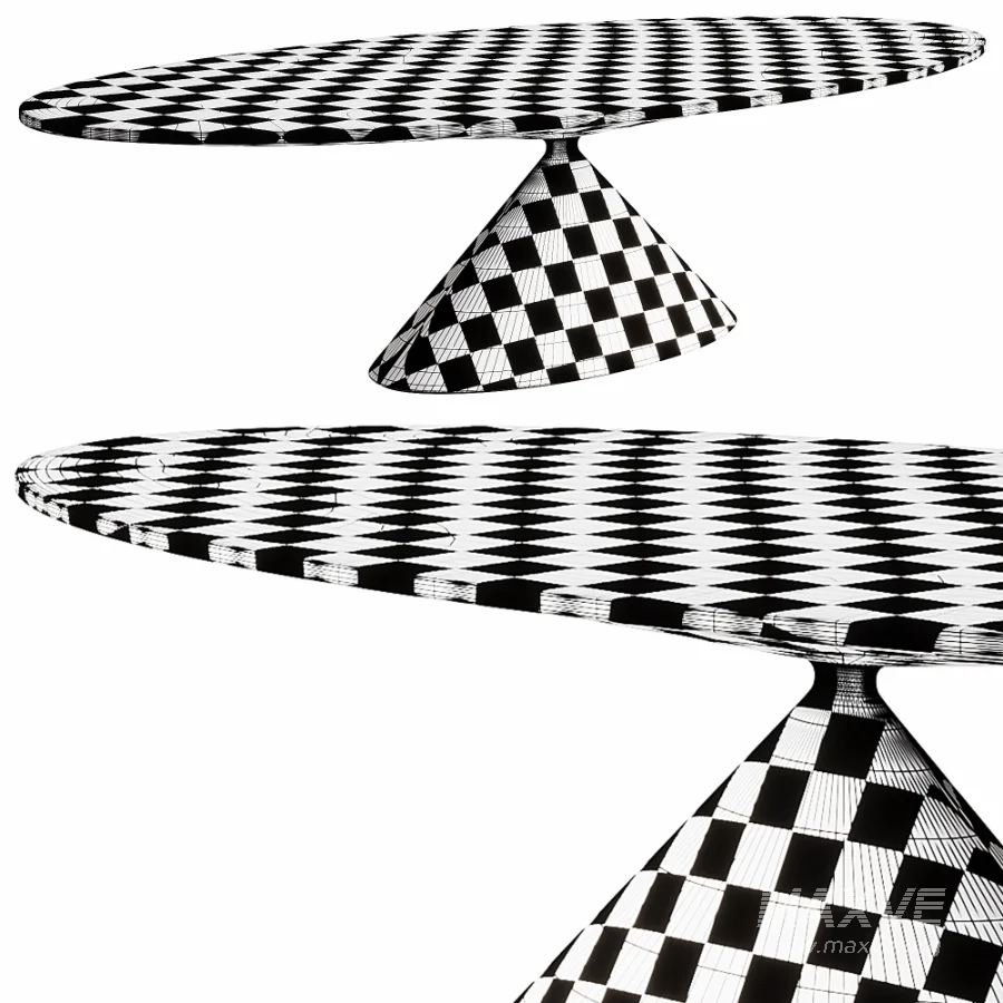 Maxi Clay Oval Dining Table By Desalto - Image 3