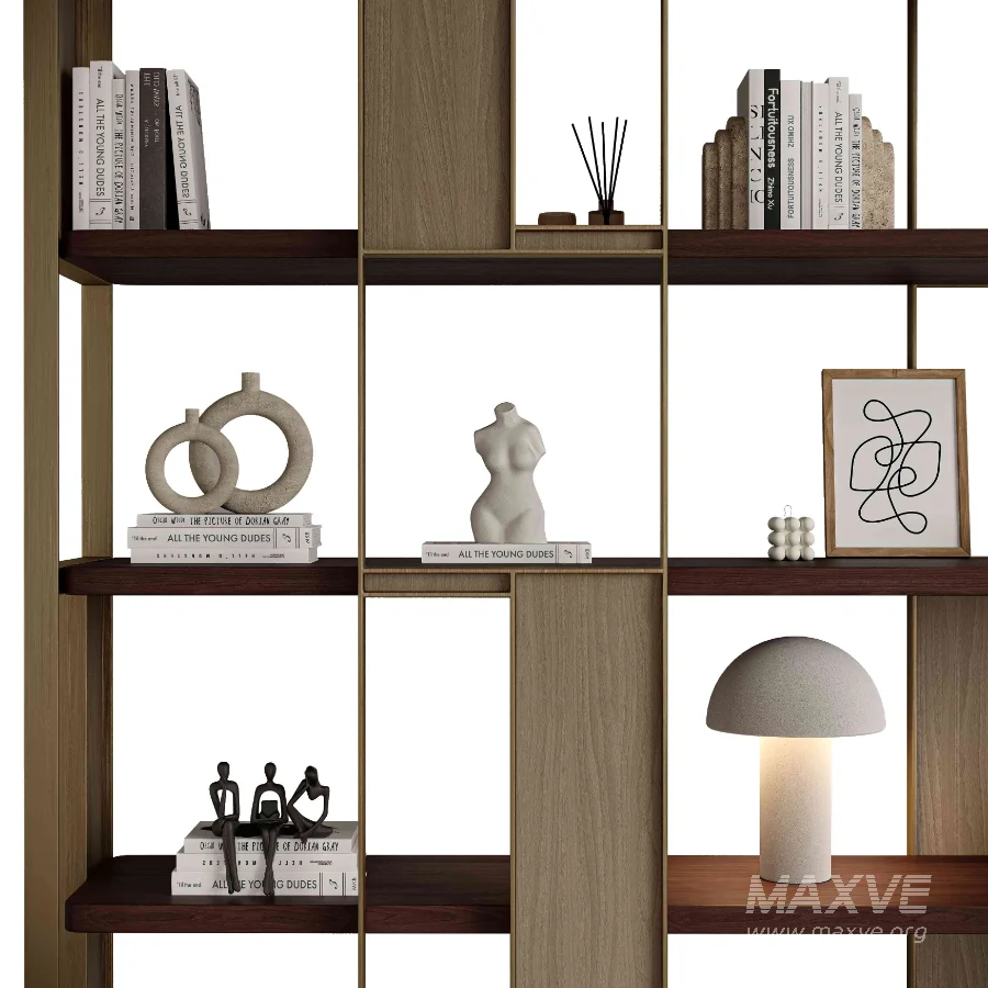 Decorative Shelves-Rack Set 7-Leila - Image 4
