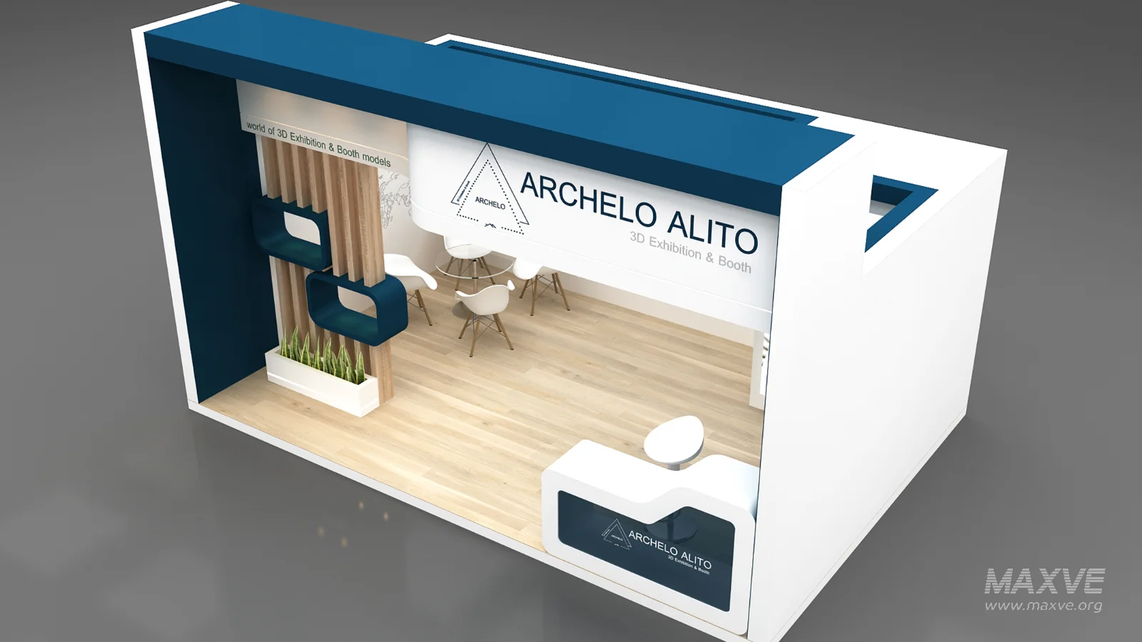 Exhibition Booth 3D Model - Image 6